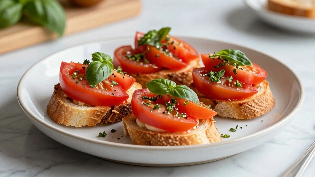 Classic Bruschetta Recipe with Fresh Tomatoes and Basil