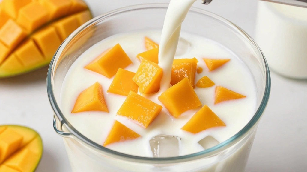 Creamy Mango Smoothie Recipe: 3 Ingredients & 5 Minutes - Step 4: Load the Blender 1