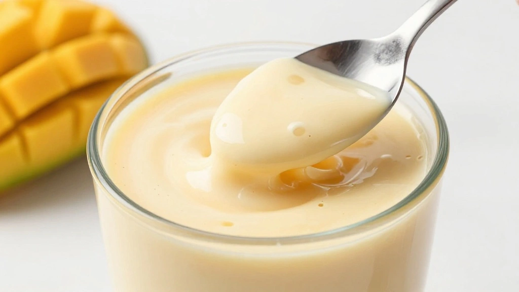 Creamy Mango Smoothie Recipe: 3 Ingredients & 5 Minutes - Step 6: Check Consistency 1