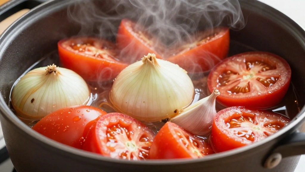 Creamy Tomato Basil Soup Recipe from Scratch - Step 4: Add Tomatoes 1