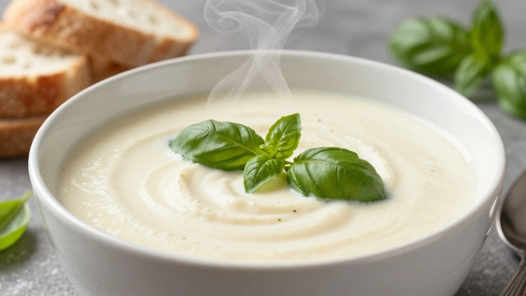 Creamy Tomato Basil Soup Recipe from Scratch - Step 8: Serve the Soup 1