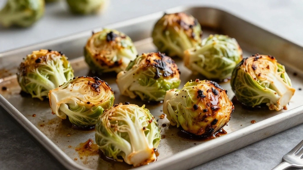 Crispy Roasted Brussels Sprouts Recipe with Garlic and Parmesan - Step 4: Begin Roasting 1