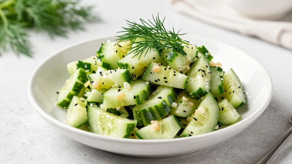 Easy Cucumber Salad Recipe: Light, Crisp & Ready in 10 Minutes - Step 8: Serve the Salad 1