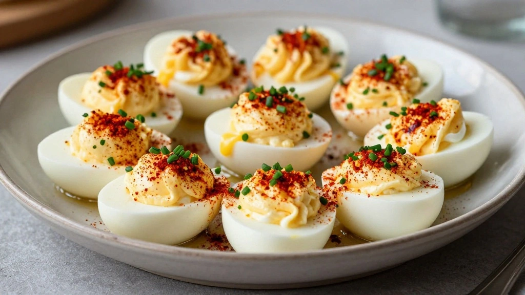 Easy Deviled Eggs Recipe: Creamy, Classic & Always a Crowd Favorite - Step 7: Garnish and Serve 1