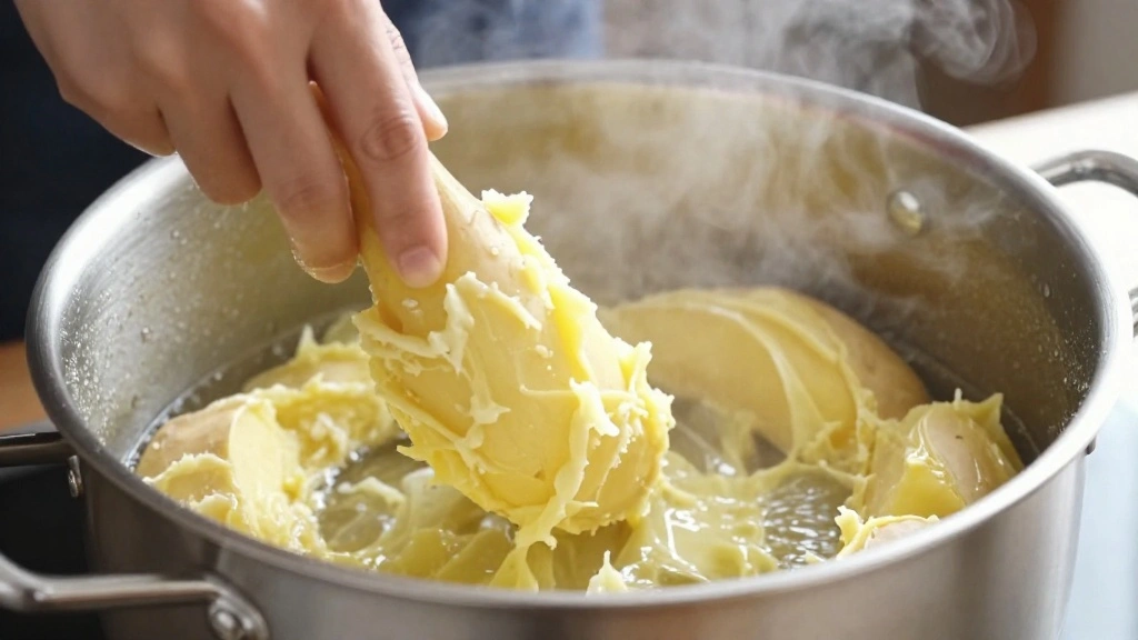 Fluffy Mashed Sweet Potatoes Recipe with Butter and Cinnamon - Step 4: Mash Sweet Potatoes 1