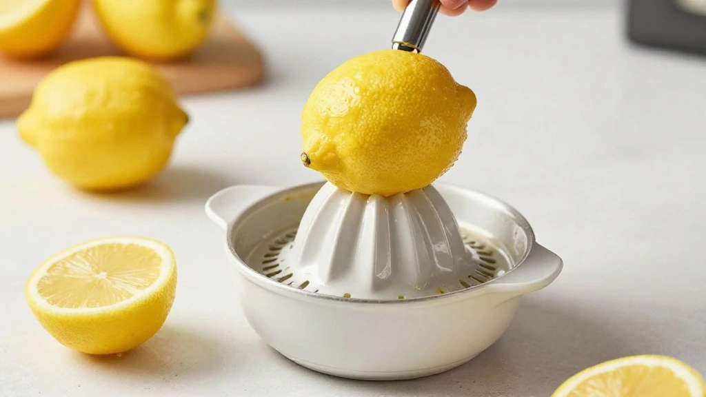 Fresh Strawberry Lemonade Recipe: Sweet, Tangy & Summer-Perfect - Step 4: Juice Lemons 1