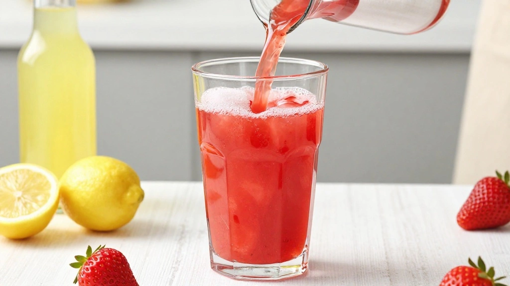 Fresh Strawberry Lemonade Recipe: Sweet, Tangy & Summer-Perfect - Step 5: Mix Lemonade Base 1