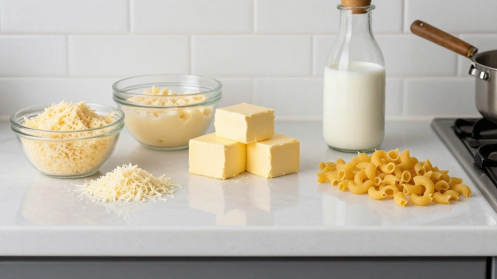 Homemade Mac and Cheese Recipe: Ultra Creamy & Perfectly Cheesy - Step 1: Prepare Ingredients 1