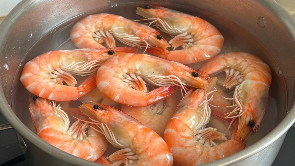 Homemade Shrimp Cocktail Recipe with Zesty Cocktail Sauce - Step 3: Poach Shrimp 1