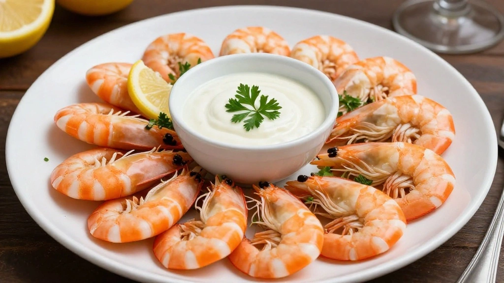 Homemade Shrimp Cocktail Recipe with Zesty Cocktail Sauce - Step 7: Plate Shrimp 1