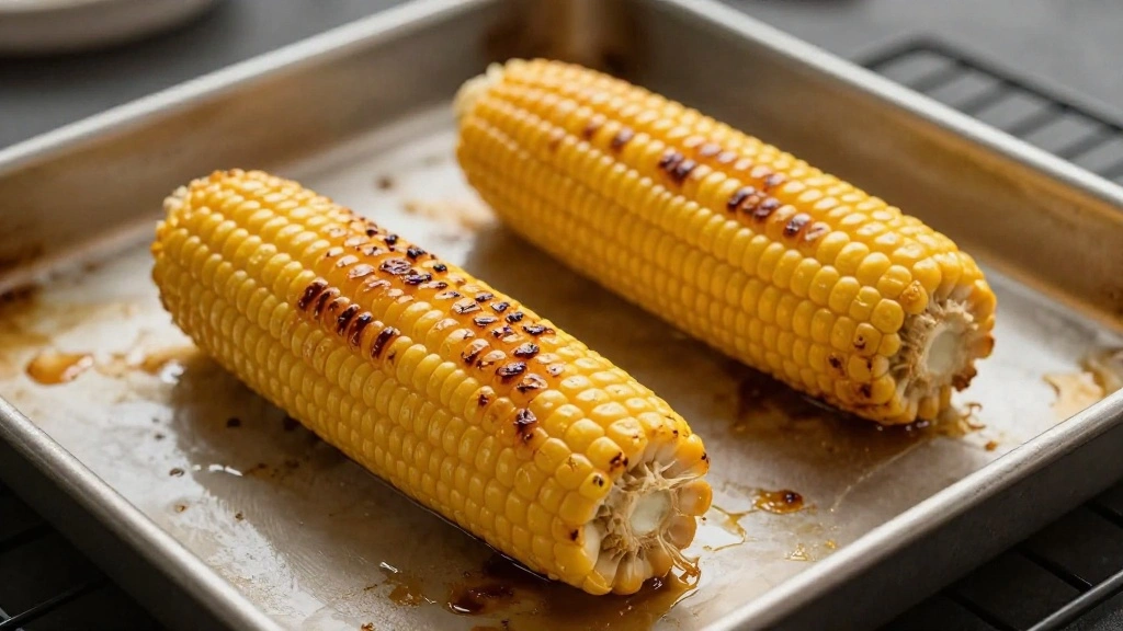 Perfect Corn on the Cob Recipe: Boiled, Grilled or Oven-Roasted - Step 7: Oven-Roast the Corn 1
