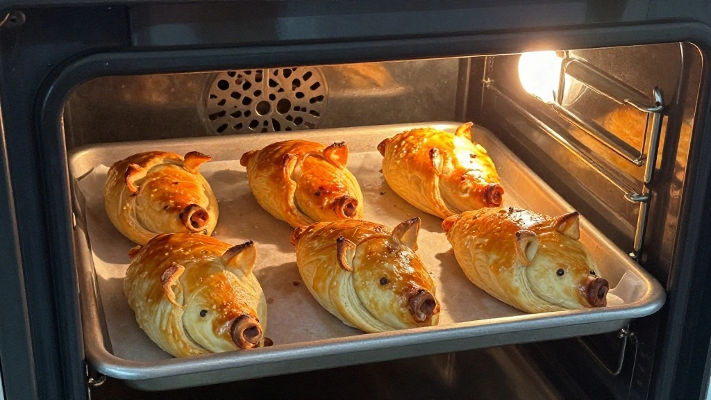 Pigs in a Blanket Recipe: The Ultimate Party Appetizer - Step 7: Bake the Pigs in a Blanket 1