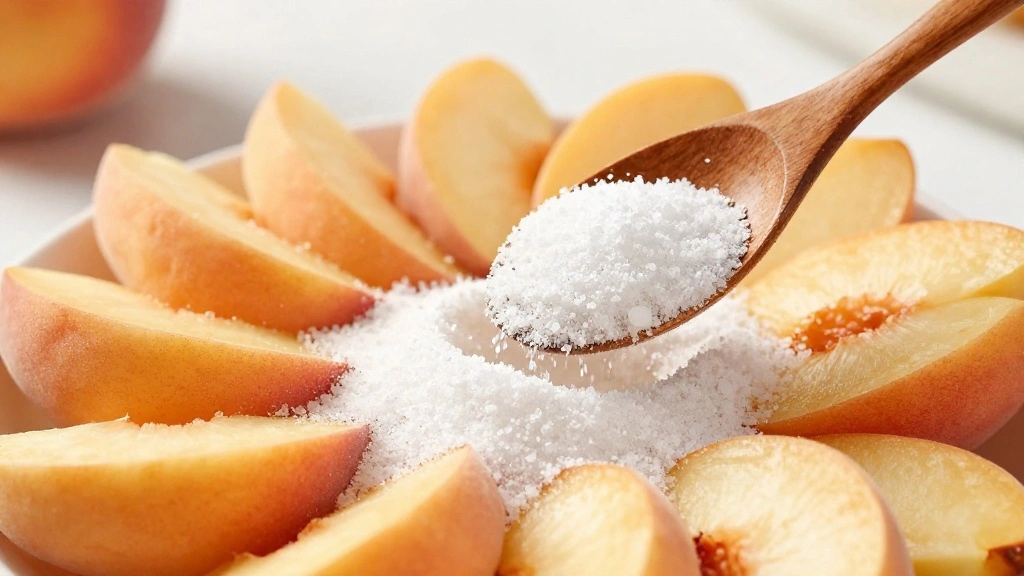 Refreshing Peach Iced Tea Recipe with Fresh or Frozen Peaches - Step 3: Macerate Peaches 1