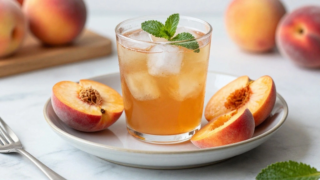 Refreshing Peach Iced Tea Recipe with Fresh or Frozen Peaches