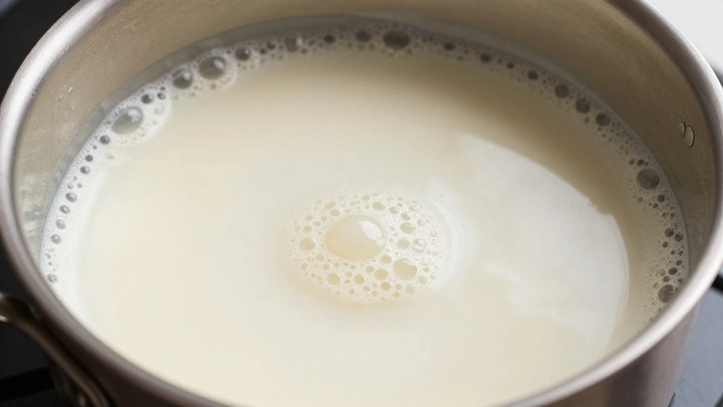 Rich and Creamy Hot Chocolate Recipe from Scratch - Step 2: Heat Milk and Cream 1