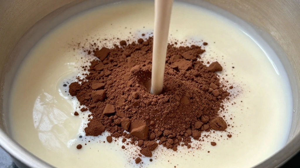 Rich and Creamy Hot Chocolate Recipe from Scratch - Step 3: Bloom Cocoa Powder 1