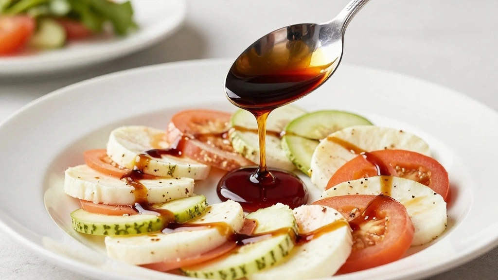Simple Caprese Salad Recipe with Fresh Mozzarella and Basil - Step 6: Optional Balsamic Drizzle 1