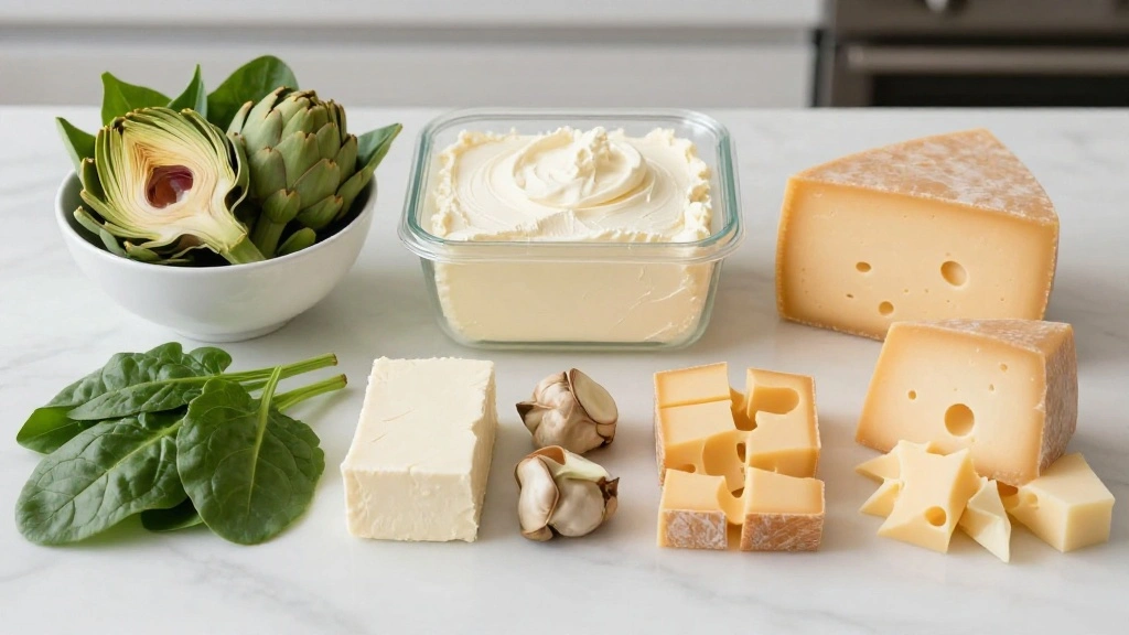 Spinach Artichoke Dip: The Easiest Cheesy Party Dip You'll Ever Make - Step 1: Prepare Ingredients 1