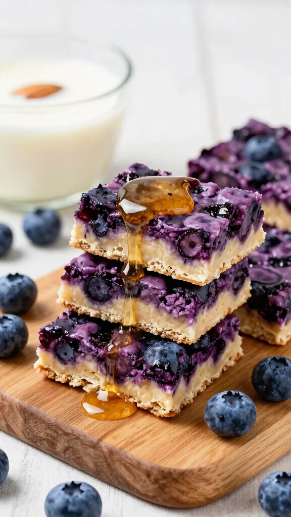 10 Baking Recipes Using Protein Powder for a Healthy Boost - 4. Blueberry Protein Bars 1