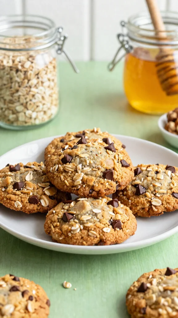 10 One Bowl Baking Recipes for Easy Cleanup - 2. Healthy One Bowl Oatmeal Cookies 1