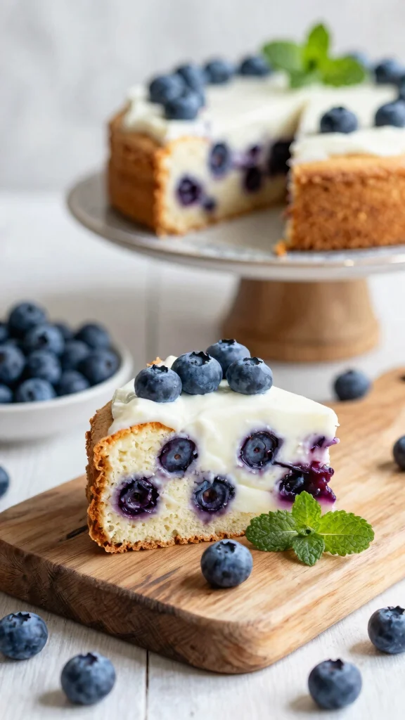 10 One Bowl Baking Recipes for Easy Cleanup - 3. One Bowl Blueberry Yogurt Cake 1