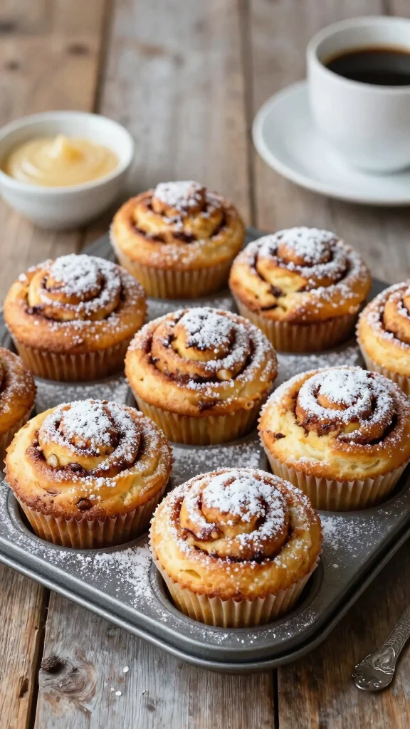 10 One Bowl Baking Recipes for Easy Cleanup - 8. One Bowl Cinnamon Roll Muffins 1