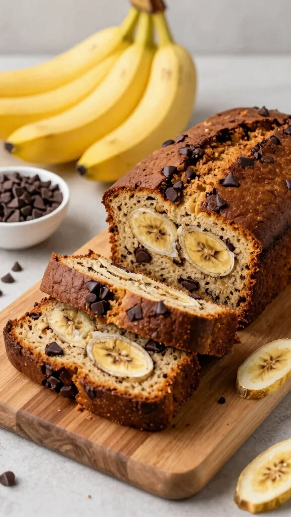 10 One Bowl Baking Recipes for Easy Cleanup - 9. One Bowl Chocolate Chip Banana Bread 1