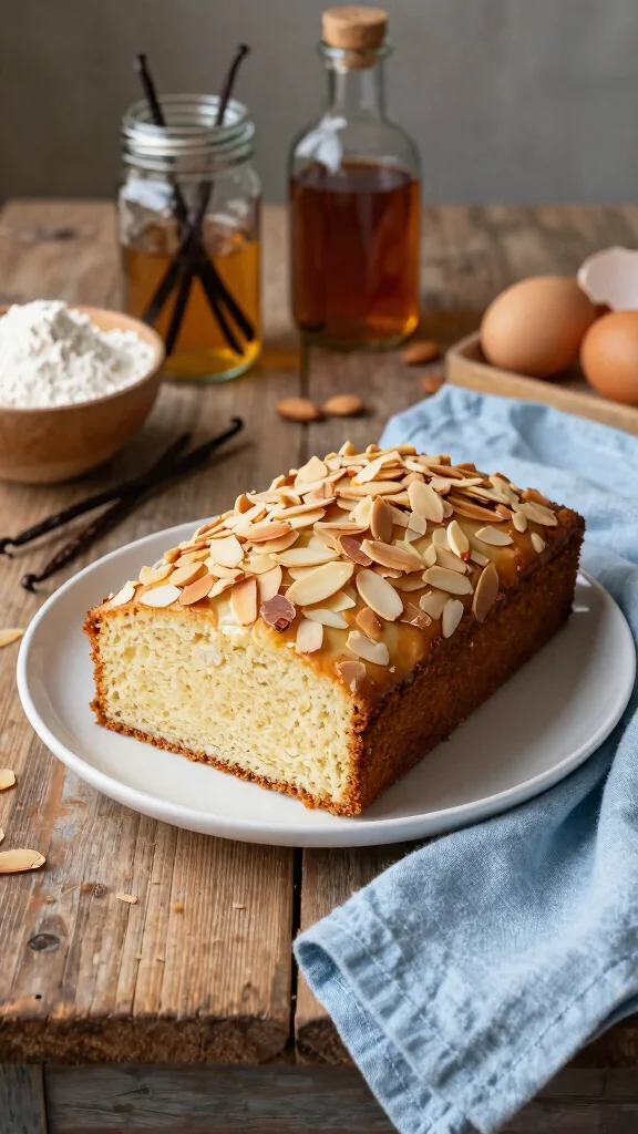 10 One Bowl Cake Recipes for Minimal Cleanup - 3. Vanilla Almond Cake 1