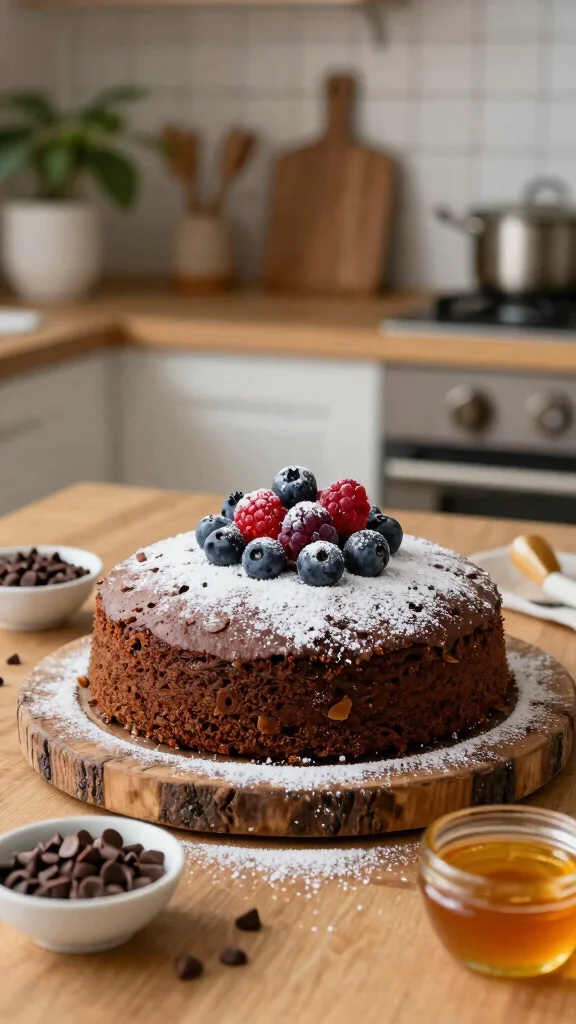 10 Quick and Easy Cake Recipes Ready in Under an Hour - 1. Chocolate Almond Flour Cake 1