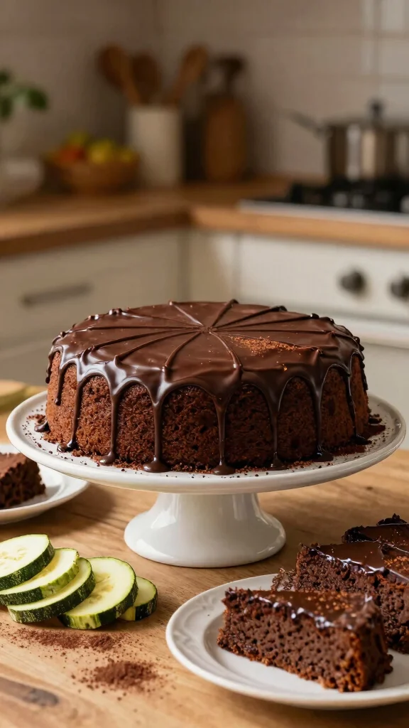 10 Quick and Easy Cake Recipes Ready in Under an Hour - 10. Chocolate Zucchini Cake 1