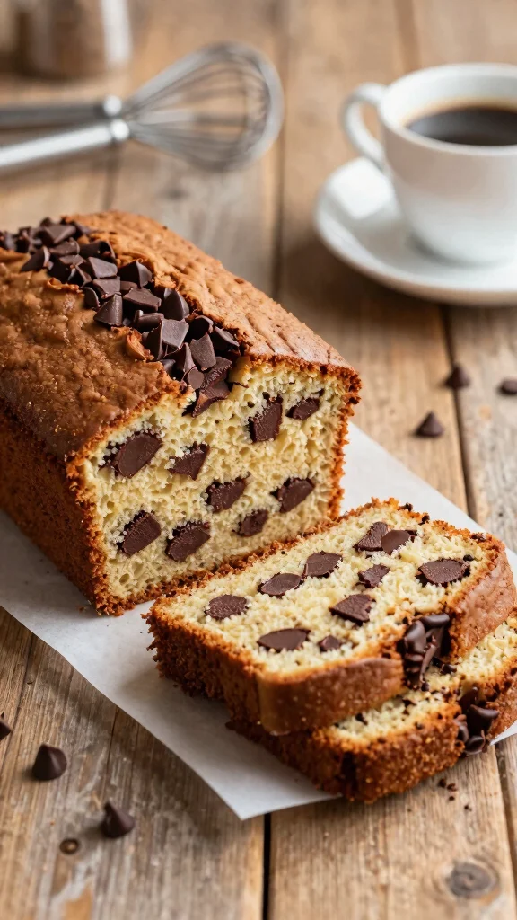 10 Quick and Easy Cake Recipes Ready in Under an Hour - 9. Coconut Flour Chocolate Chip Cake 1