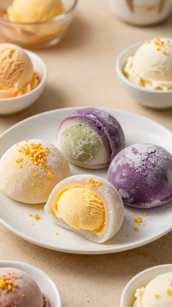 11 Baking Recipes for 2 Perfect for Date Night - 10. Mochi Ice Cream 1