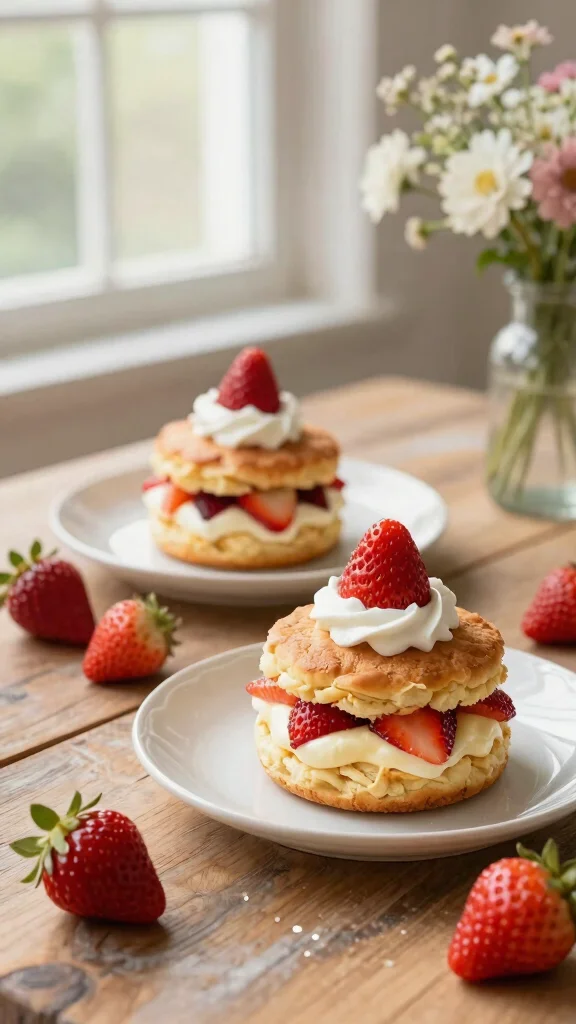11 Baking Recipes for 2 Perfect for Date Night - 2. Mini Strawberry Shortcakes 1