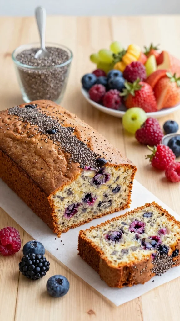 11 Cake Recipes for Kids: Fun, Easy, and Delicious - 7. Berry Chia Seed Cake 1