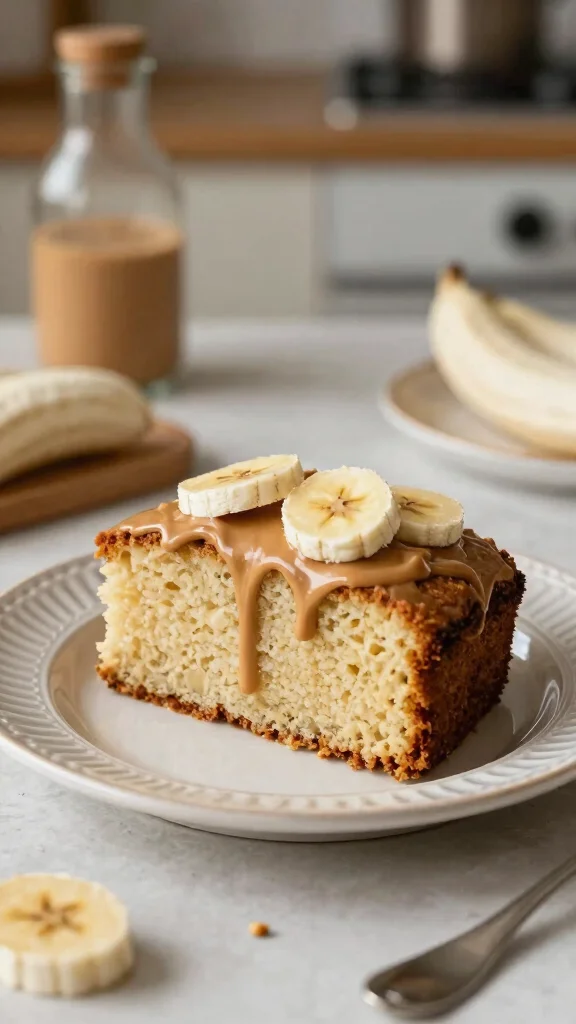 11 Healthy Cake Recipes You Can Feel Good About Eating - 11. Peanut Butter Banana Cake 1