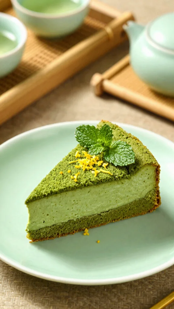 11 Healthy Cake Recipes You Can Feel Good About Eating - 5. Matcha Green Tea Cake 1
