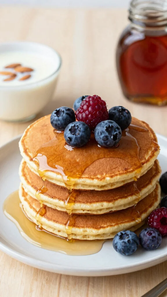 11 High Protein Baking Recipes Healthy and Satisfying - 6. Vegan Protein Pancakes 1