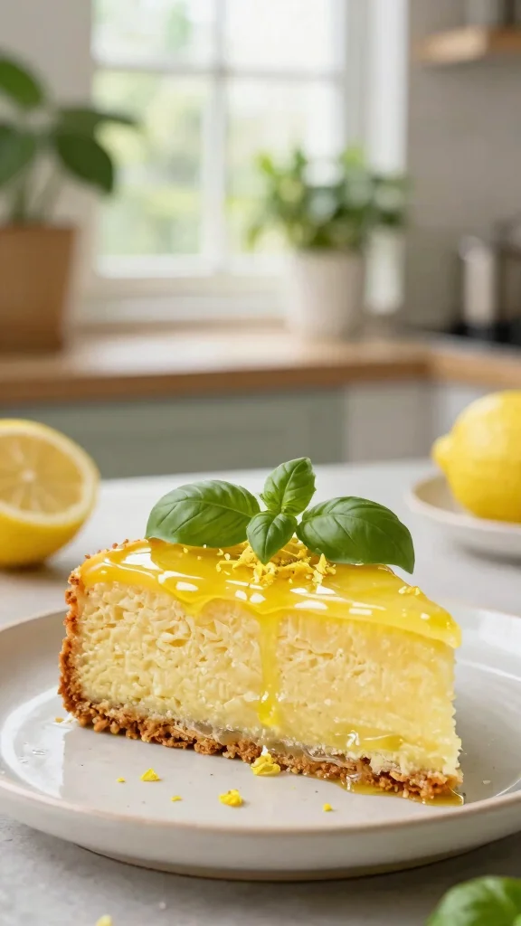 11 Unique Cake Recipes That Stand Out from the Crowd - 3. Lemon Basil Olive Oil Cake 1