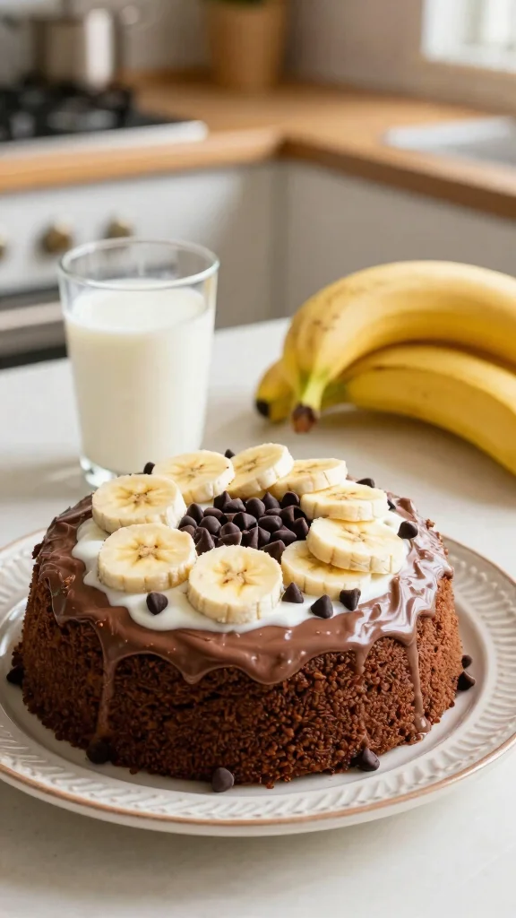 12 Cake Recipes Using Yogurt: Moist and Tangy Every Time - 11. Choco-Banana Yogurt Cake 1