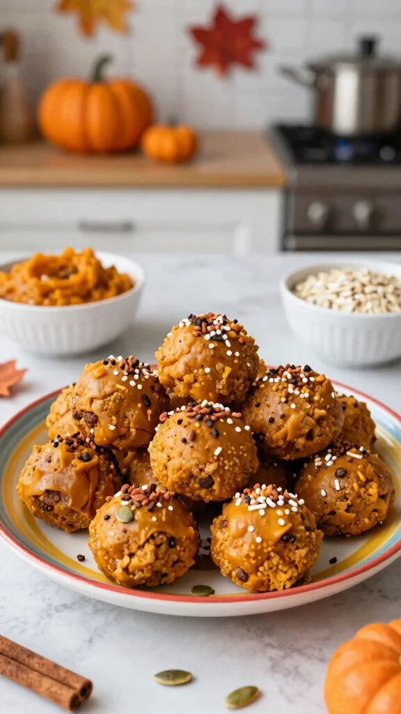 12 Fun Baking Recipes That Make Time in the Kitchen a Joy - 4. Pumpkin Spice Energy Bites 1