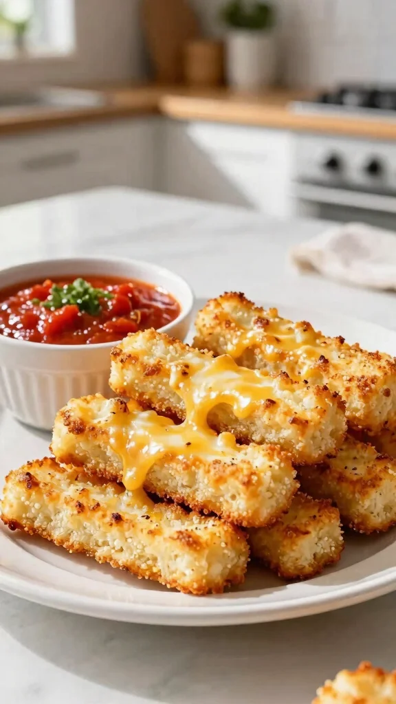 12 Fun Baking Recipes That Make Time in the Kitchen a Joy - 9. Cheesy Cauliflower Breadsticks 1