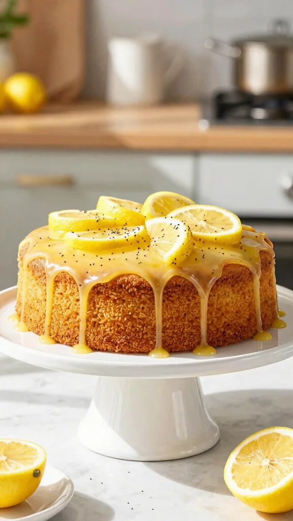 12 Gluten Free Cake Recipes That Don't Sacrifice Flavor - 12. Easy Peasy Lemon Poppy Seed Cake 1