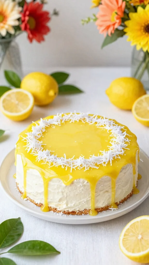 12 Gluten Free Cake Recipes That Don't Sacrifice Flavor - 2. Zesty Lemon Coconut Cake 1