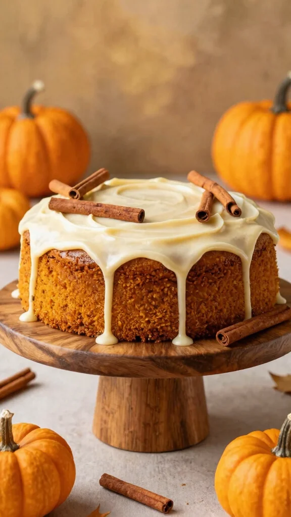 12 Gluten Free Cake Recipes That Don't Sacrifice Flavor - 5. Spiced Pumpkin Cake with Maple Frosting 1