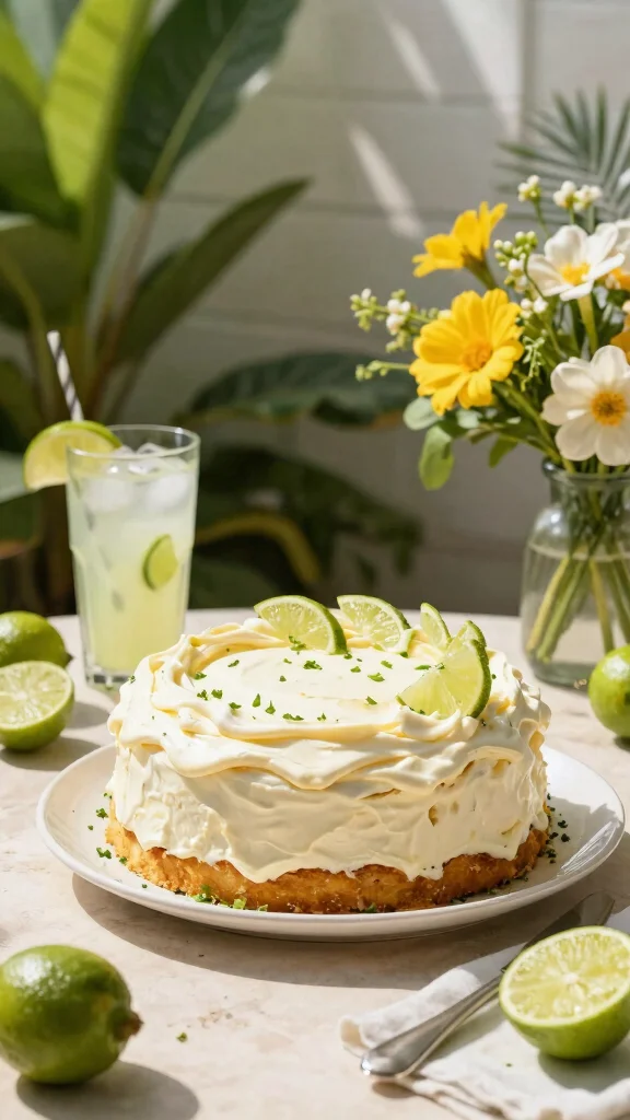 12 Summer Cake Recipes Cool, Refreshing, and Fruity - 9. Key Lime Cake 1