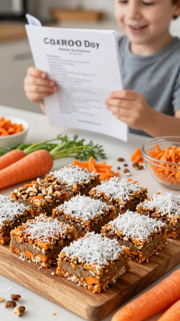 13 Baking Recipes for Kids: Fun, Easy, and Mess-Free - 10. Carrot Cake Energy Bars 1