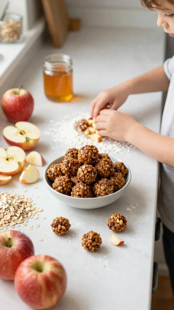 13 Baking Recipes for Kids: Fun, Easy, and Mess-Free - 7. Apple Cinnamon Energy Bites 1
