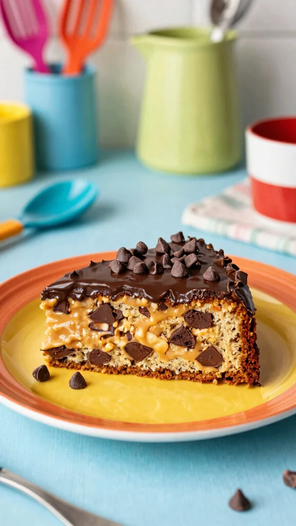 13 Cake Recipes from Scratch That Taste Better Than Bakery - 11. Peanut Butter Chocolate Chip Gluten-Free Cake 1