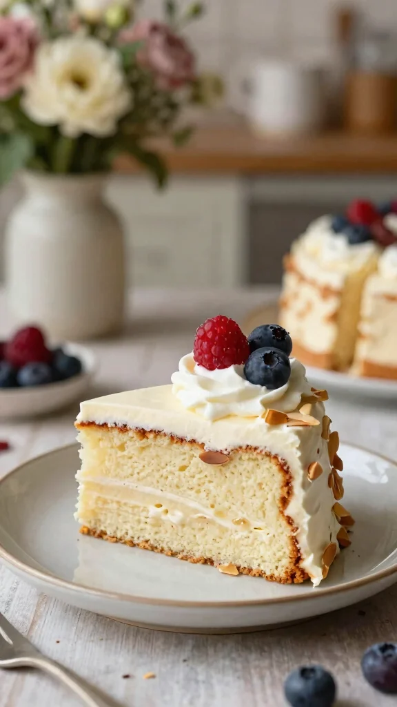 13 Cake Recipes from Scratch That Taste Better Than Bakery - 2. Vanilla Almond Gluten-Free Cake 1