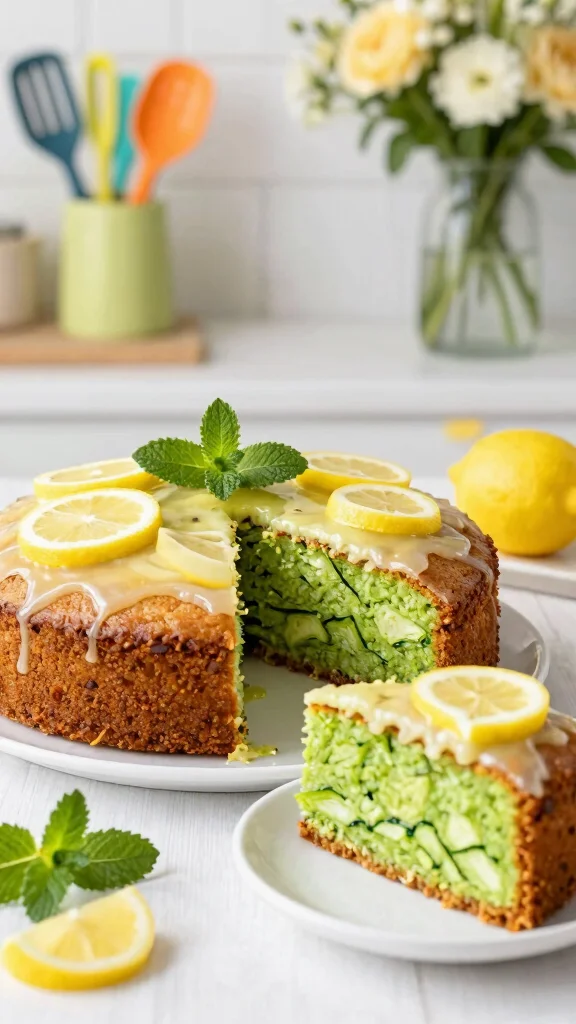 13 Cake Recipes from Scratch That Taste Better Than Bakery - 3. Lemon Zucchini Gluten-Free Cake 1